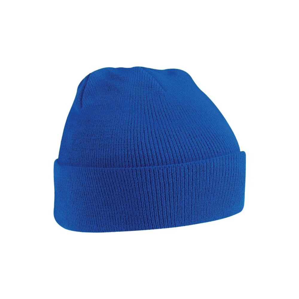 Beechfield Childrens/Kids Knitted Beanie / Bright Royal Blue